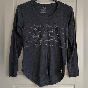 Tentree Graphic Longsleeve with Thumbholes- Medium